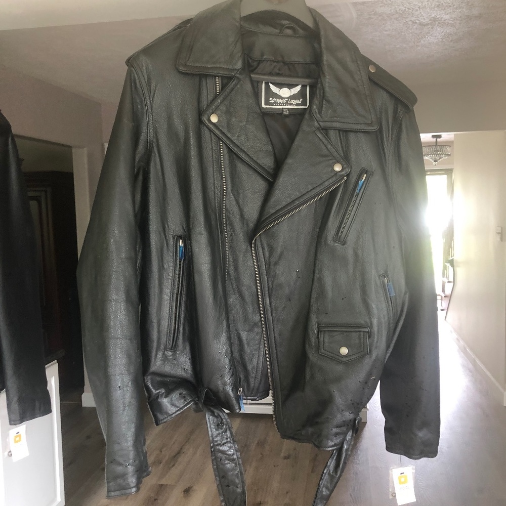 Street Performance XXL Leather coat (NWT)